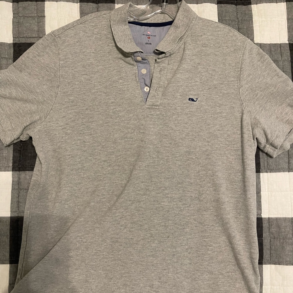 Vineyard Vines grey polo